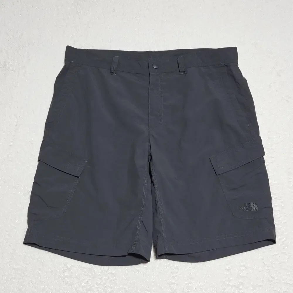 The North Face Mens Hiking Ripstop Cargo Shorts Size 36 x‎ 10 Dark Gray Outdoor